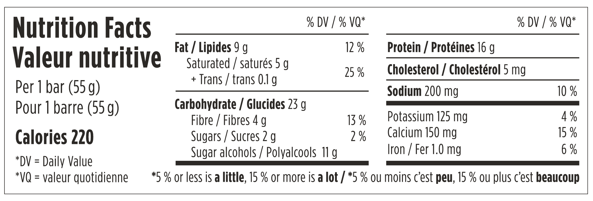 Barebells Camp S'mores Nutrition